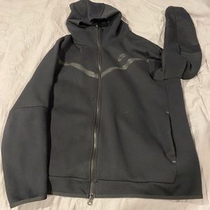 Black Nike Tech Fleece zip up